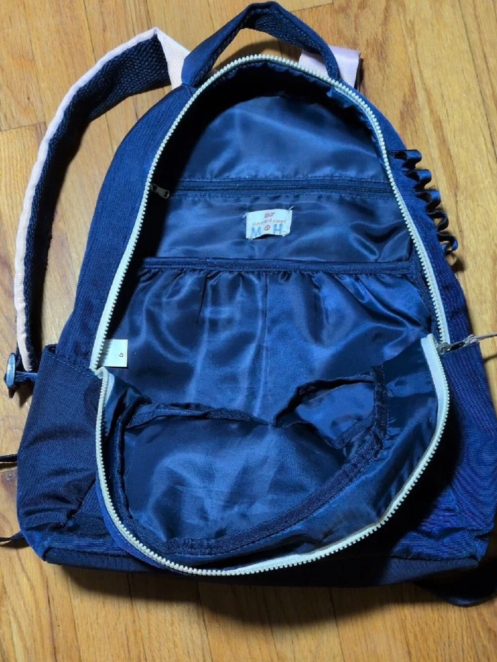 Vineyard Vines Target collab Royal Blue and pink Daypack Backpack